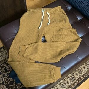 Aerie XXS mustard sweats